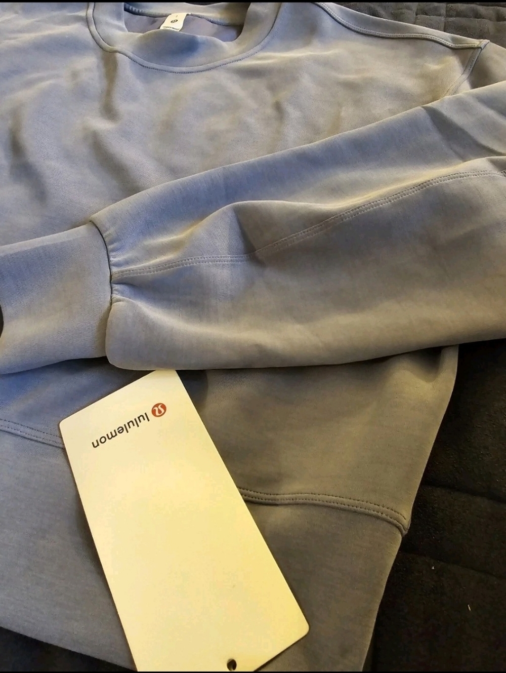 Lululemon FIRE! NWT! Softstreme Perfectly Oversized Cropped Crew. Sz 14. R2S! - Picture 8 of 15